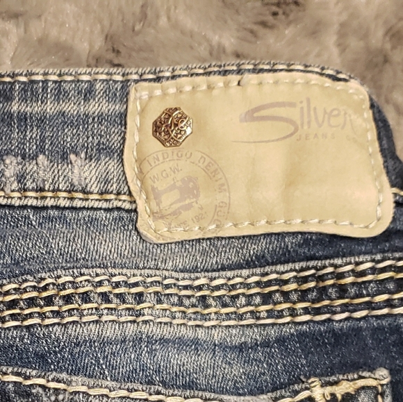 Silver Brand women's Jeans size 27W capri - Picture 4 of 4